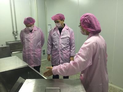 李冠甫局長率隊深入一線，督導檢查保健食品生產企業規范生產工作